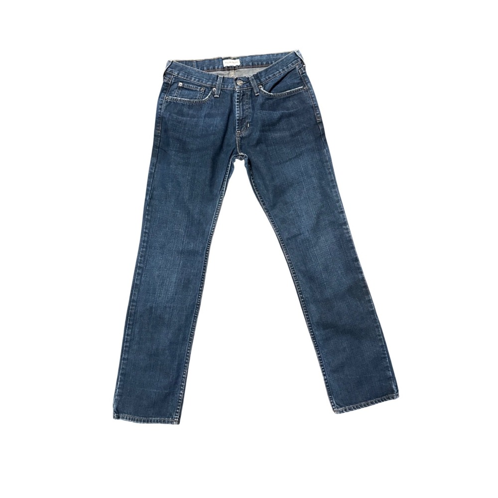Bull‎ head Dillon Skinny Mens Dark Wash Denim Jeans Slim Fit Blue Leg 31x30